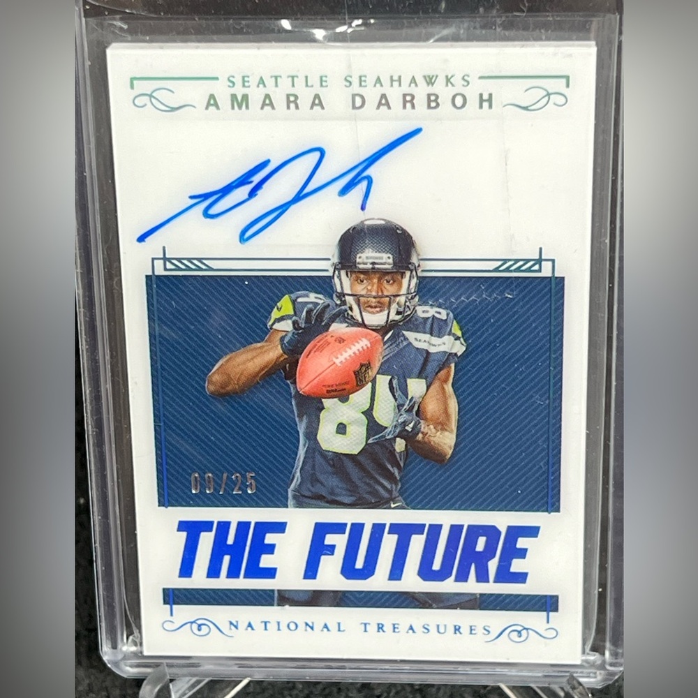 2017 Panini National Treasures The Future Signatures #39 Amara Darboh Auto /25